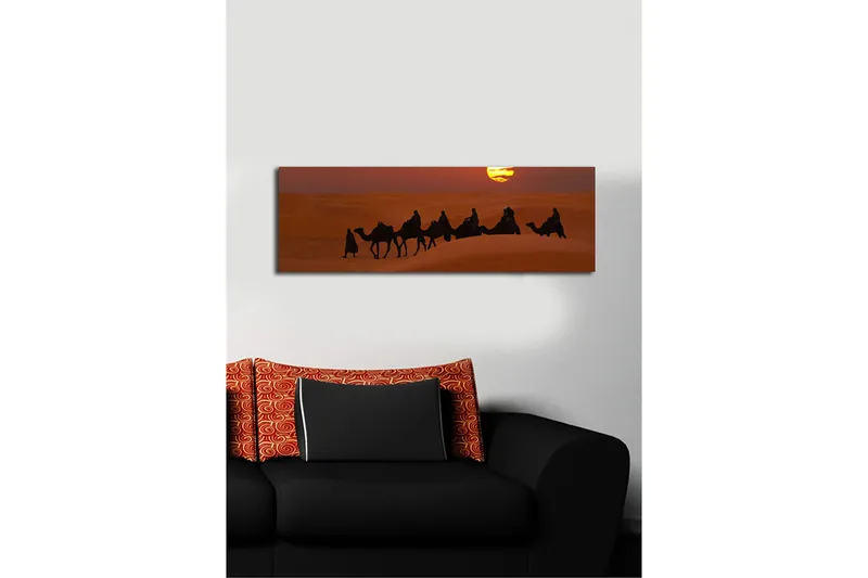 Dekorativ Canvasbillede 30x90 cm - Flerfarvet - Boligtilbehør - Billeder & kunst - Billeder på lærred