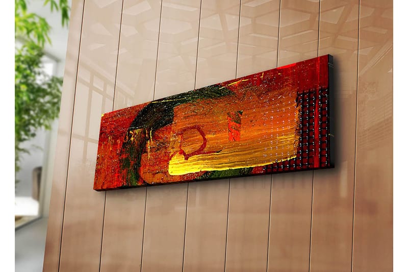 Dekorativ Canvasbillede 30x90 cm - Flerfarvet - Boligtilbehør - Billeder & kunst - Billeder på lærred