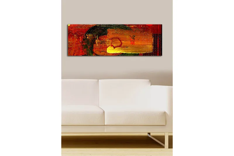 Dekorativ Canvasbillede 30x90 cm - Flerfarvet - Boligtilbehør - Billeder & kunst - Billeder på lærred