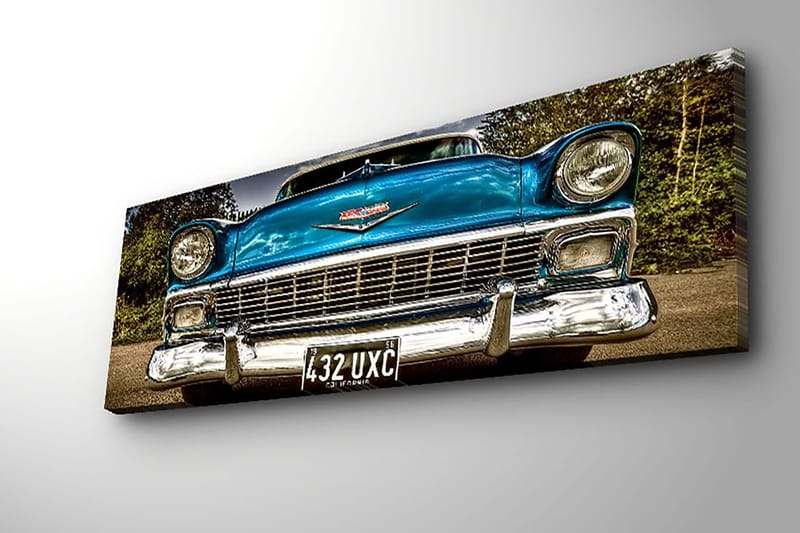 Dekorativ Canvasbillede 30x90 cm - Flerfarvet - Boligtilbehør - Billeder & kunst - Billeder på lærred