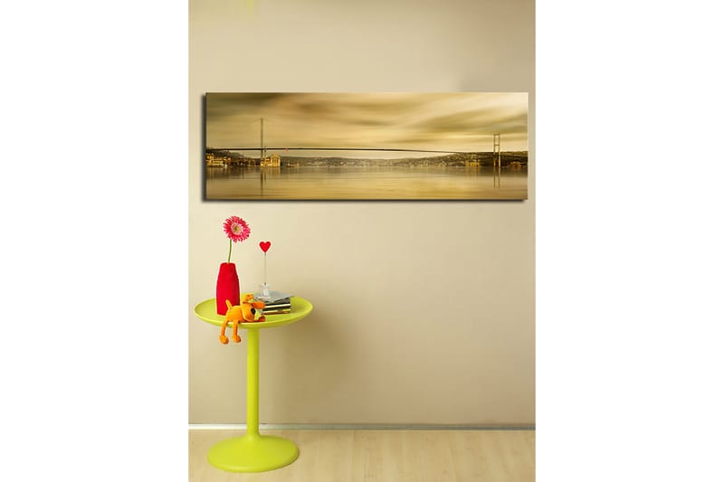 Dekorativ Canvasbillede 30x90 cm - Flerfarvet - Boligtilbehør - Billeder & kunst - Billeder på lærred