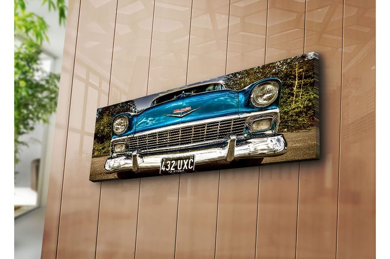 Dekorativ Canvasbillede 30x90 cm - Flerfarvet - Boligtilbehør - Billeder & kunst - Billeder på lærred