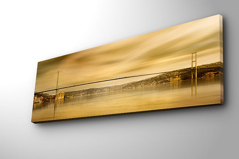 Dekorativ Canvasbillede 30x90 cm - Flerfarvet - Boligtilbehør - Billeder & kunst - Billeder på lærred