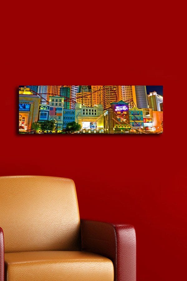 Dekorativ Canvasbillede 30x90 cm - Flerfarvet - Boligtilbehør - Billeder & kunst - Billeder på lærred