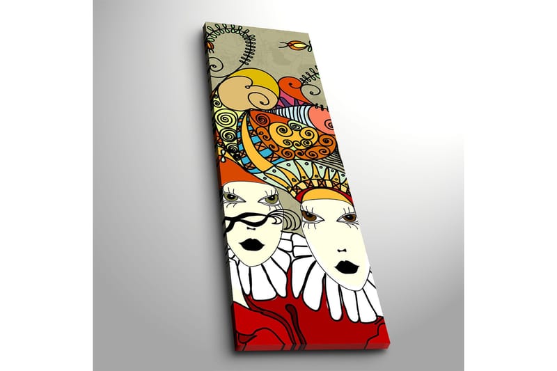 Dekorativ Canvasbillede 30x90 cm - Flerfarvet - Boligtilbehør - Billeder & kunst - Billeder på lærred