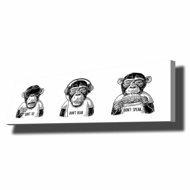 Dekorativ Canvasbillede 30x90 cm, Flerfarvet