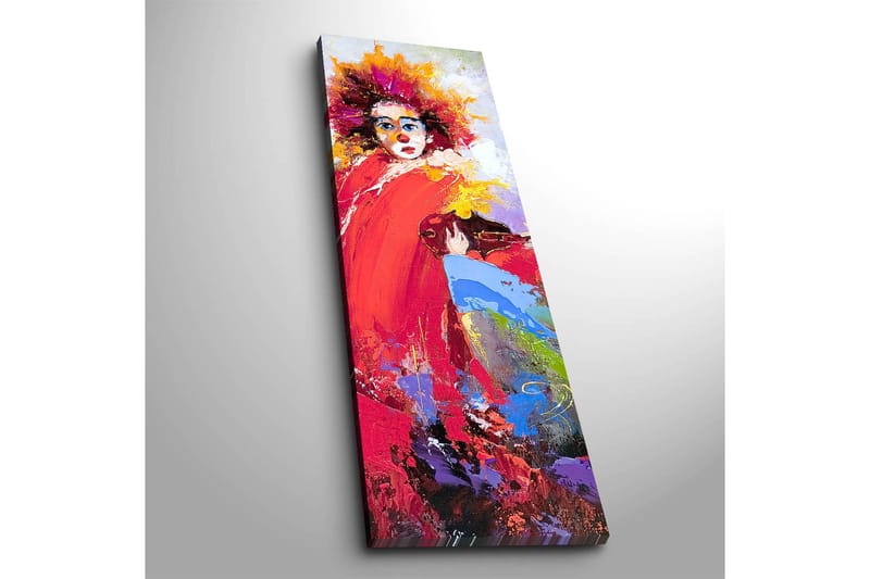 Dekorativ Canvasbillede 30x90 cm - Flerfarvet - Boligtilbehør - Billeder & kunst - Billeder på lærred