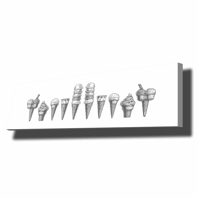 Dekorativ Canvasbillede 30x90 cm, Flerfarvet