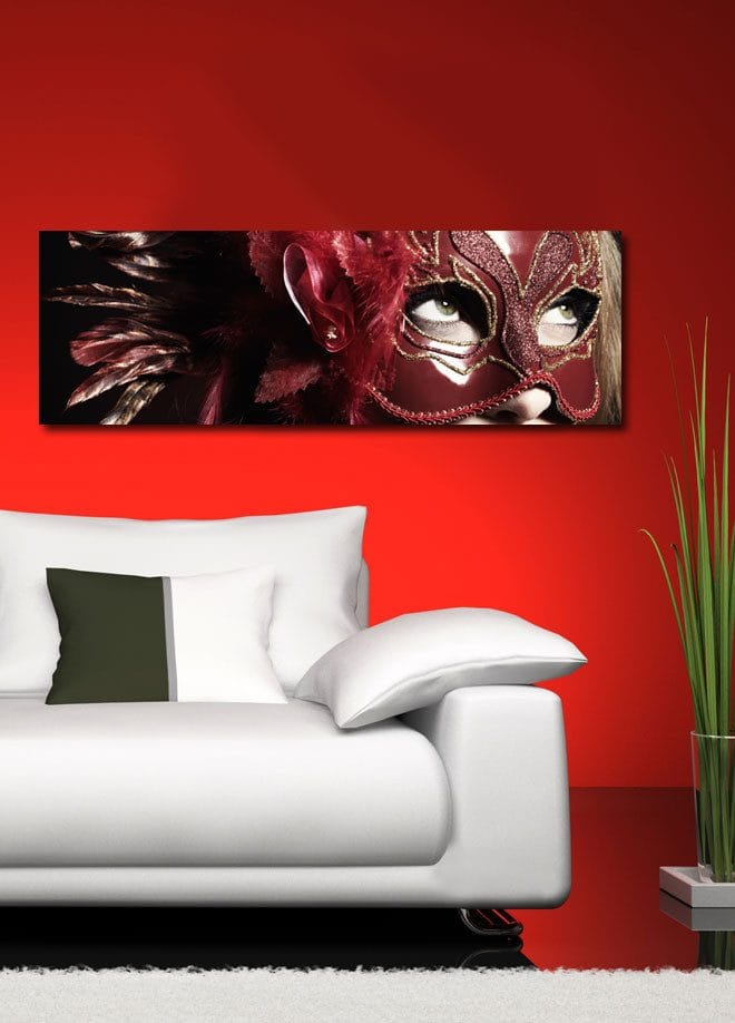 Dekorativ Canvasbillede 30x90 cm - Flerfarvet - Boligtilbehør - Billeder & kunst - Billeder på lærred