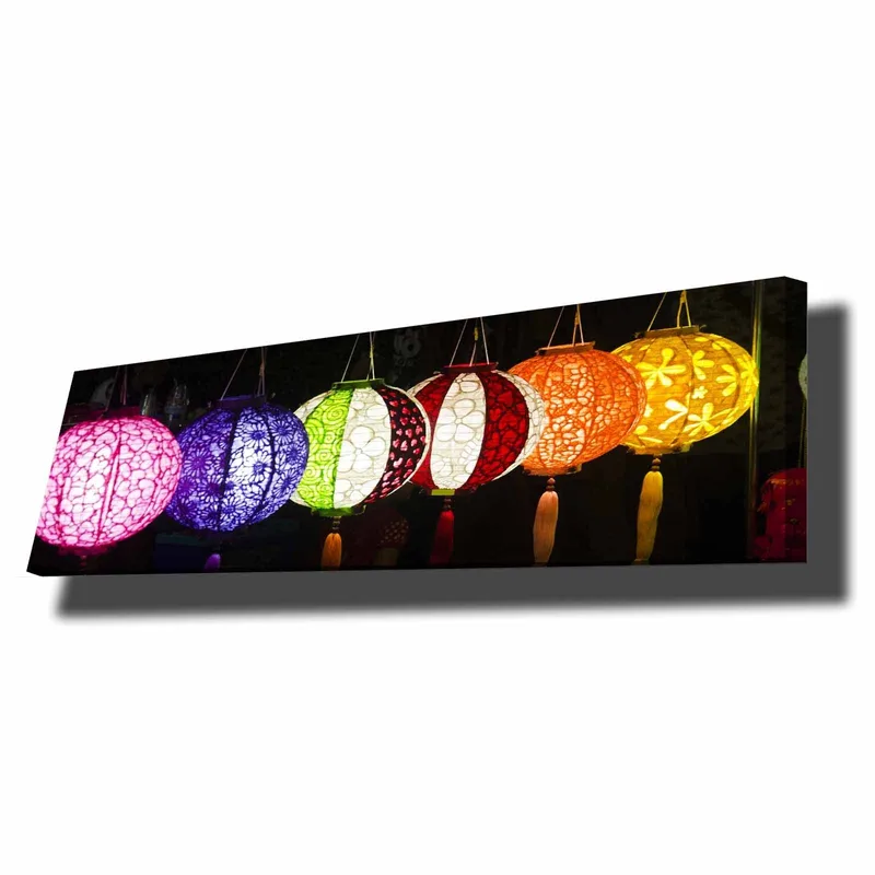 Dekorativ Canvasbillede 30x90 cm, Flerfarvet