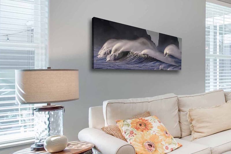 Dekorativ Canvasbillede 30x90 cm, Flerfarvet