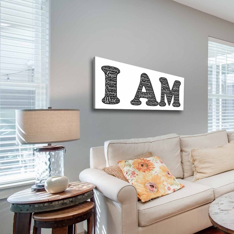 Dekorativ Canvasbillede 30x90 cm - Flerfarvet - Boligtilbehør - Billeder & kunst - Billeder på lærred