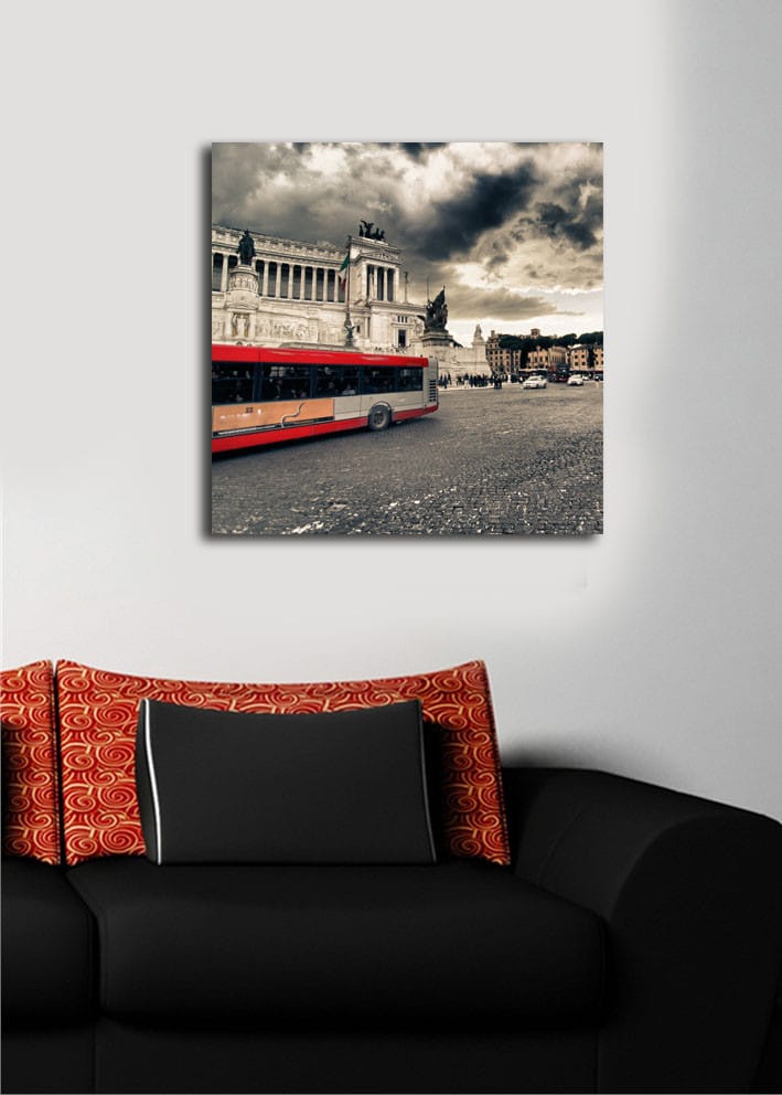 Dekorativ Canvasbillede 45x45 cm - Flerfarvet - Boligtilbehør - Billeder & kunst - Billeder på lærred