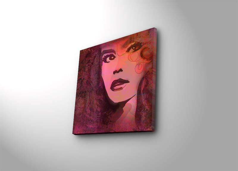 Dekorativ Canvasbillede 45x45 cm - Flerfarvet - Boligtilbehør - Billeder & kunst - Billeder på lærred