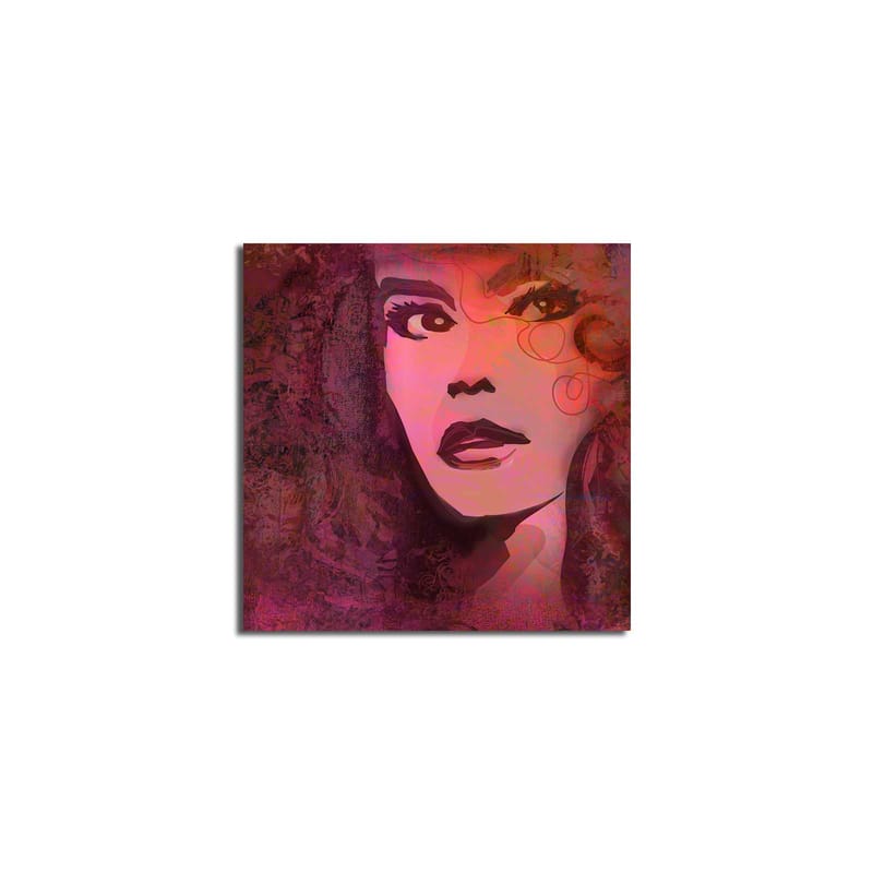 Dekorativ Canvasbillede 45x45 cm - Flerfarvet - Boligtilbehør - Billeder & kunst - Billeder på lærred