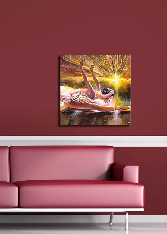 Dekorativ Canvasbillede 45x45 cm - Flerfarvet - Boligtilbehør - Billeder & kunst - Billeder på lærred