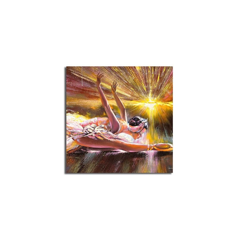 Dekorativ Canvasbillede 45x45 cm - Flerfarvet - Boligtilbehør - Billeder & kunst - Billeder på lærred