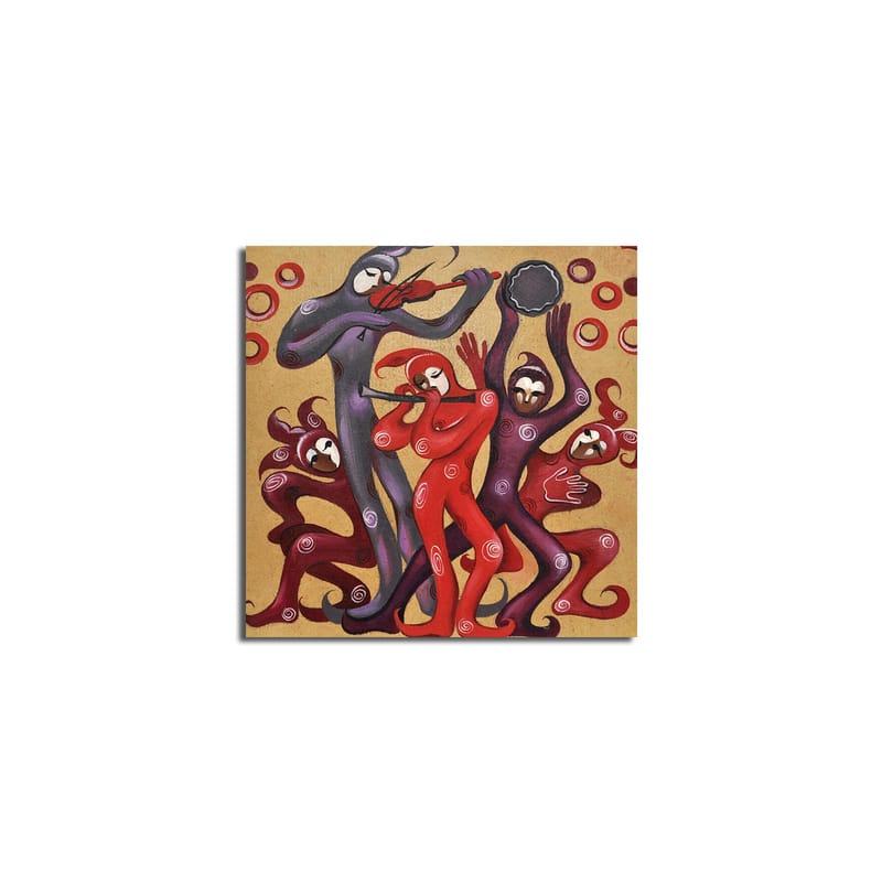 Dekorativ Canvasbillede 45x45 cm - Flerfarvet - Boligtilbehør - Billeder & kunst - Billeder på lærred