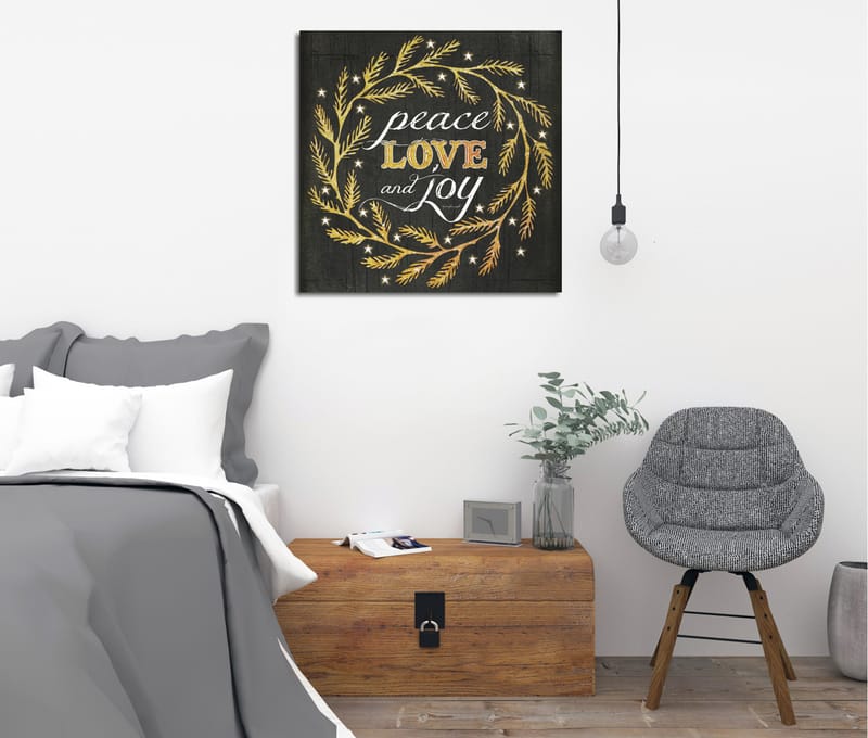 Dekorativ Canvasbillede 45x45 cm - Flerfarvet - Boligtilbehør - Billeder & kunst - Billeder på lærred