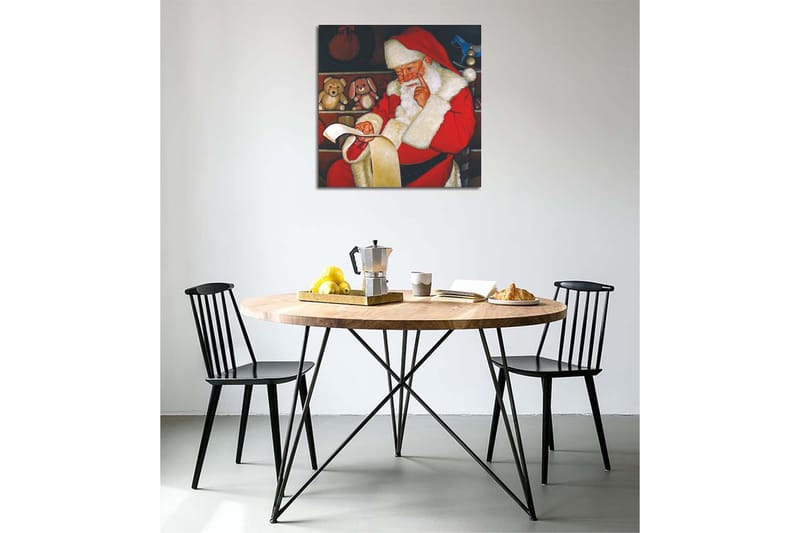 Dekorativ Canvasbillede 45x45 cm - Flerfarvet - Boligtilbehør - Billeder & kunst - Billeder på lærred