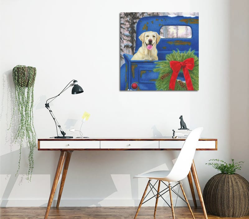 Dekorativ Canvasbillede 45x45 cm - Flerfarvet - Boligtilbehør - Billeder & kunst - Billeder på lærred