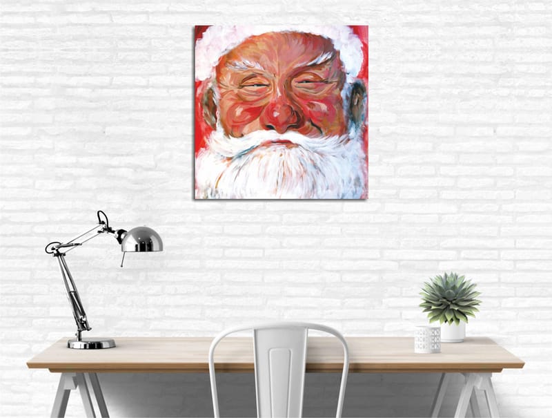 Dekorativ Canvasbillede 45x45 cm - Flerfarvet - Boligtilbehør - Billeder & kunst - Billeder på lærred