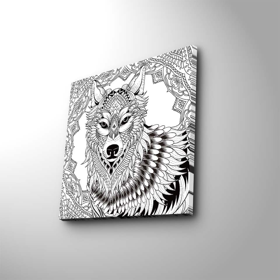Dekorativ Canvasbillede 45x45 cm - Flerfarvet - Boligtilbehør - Billeder & kunst - Billeder på lærred