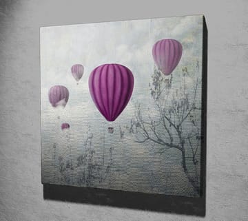 Dekorativ Canvasbillede 45x45 cm - Flerfarvet - Boligtilbehør - Billeder & kunst - Billeder på lærred