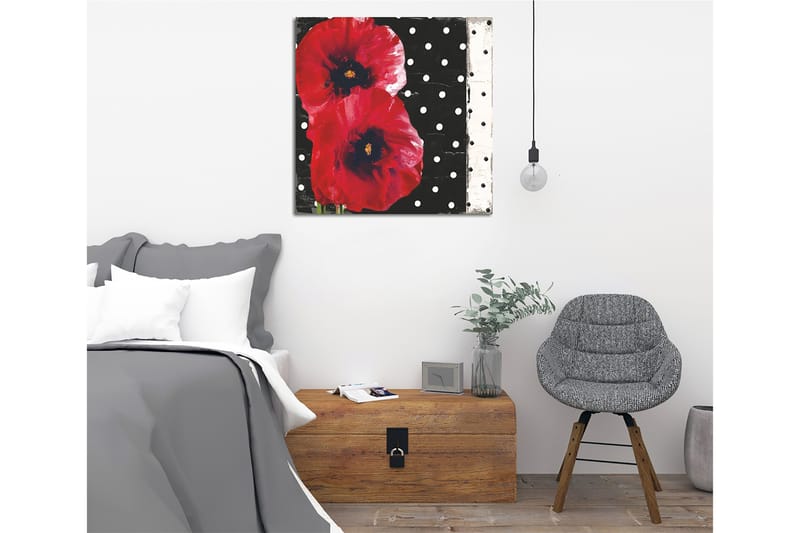 Dekorativ Canvasbillede 45x45 cm - Flerfarvet - Boligtilbehør - Billeder & kunst - Billeder på lærred