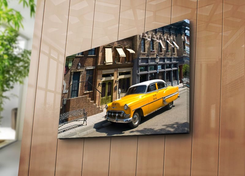 Dekorativ Canvasbillede 45x70 cm - Flerfarvet - Boligtilbehør - Billeder & kunst - Billeder på lærred