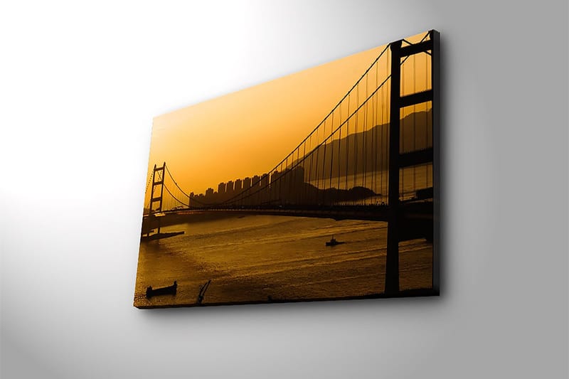 Dekorativ Canvasbillede 45x70 cm - Flerfarvet - Boligtilbehør - Billeder & kunst - Billeder på lærred