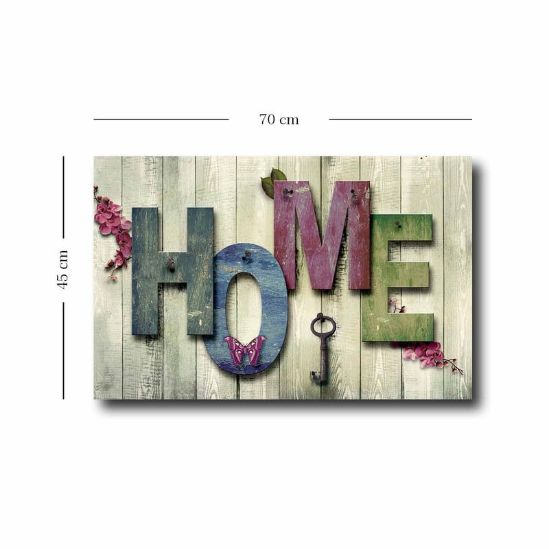 Dekorativ Canvasbillede 45x70 cm - Flerfarvet - Boligtilbehør - Billeder & kunst - Billeder på lærred