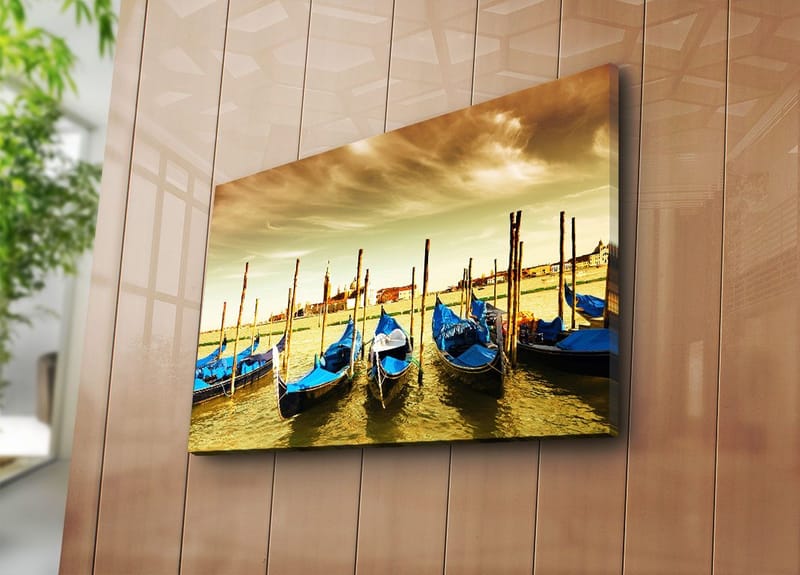 Dekorativ Canvasbillede 45x70 cm - Flerfarvet - Boligtilbehør - Billeder & kunst - Billeder på lærred