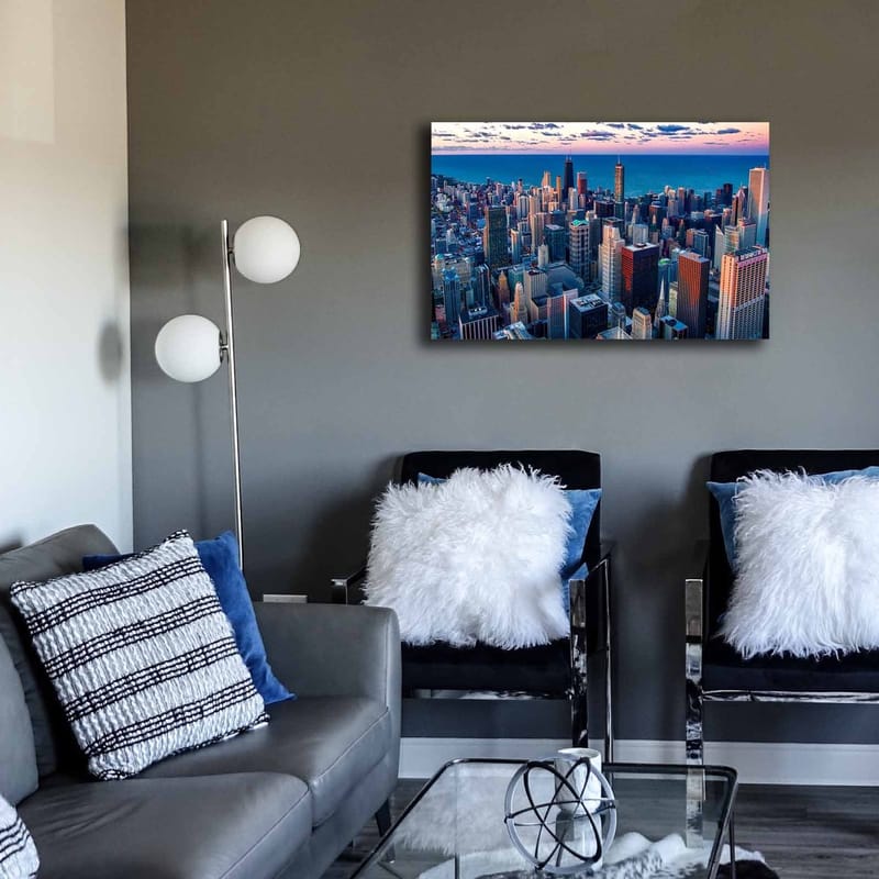 Dekorativ Canvasbillede 45x70 cm - Flerfarvet - Boligtilbehør - Billeder & kunst - Billeder på lærred