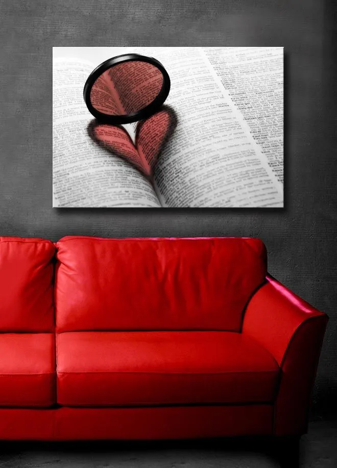 Dekorativ Canvasbillede 45x70 cm - Flerfarvet - Boligtilbehør - Billeder & kunst - Billeder på lærred