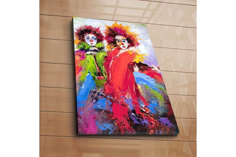 Dekorativ Canvasbillede 45x70 cm - Flerfarvet - Boligtilbehør - Billeder & kunst - Billeder på lærred