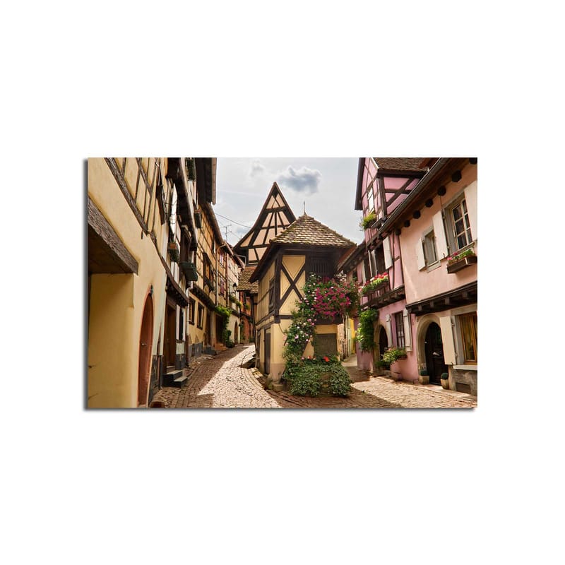 Dekorativ Canvasbillede 45x70 cm - Flerfarvet - Boligtilbehør - Billeder & kunst - Billeder på lærred