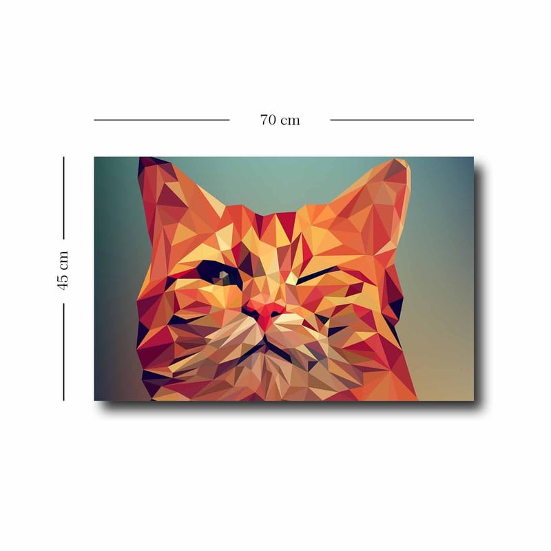 Dekorativ Canvasbillede 45x70 cm - Flerfarvet - Boligtilbehør - Billeder & kunst - Billeder på lærred