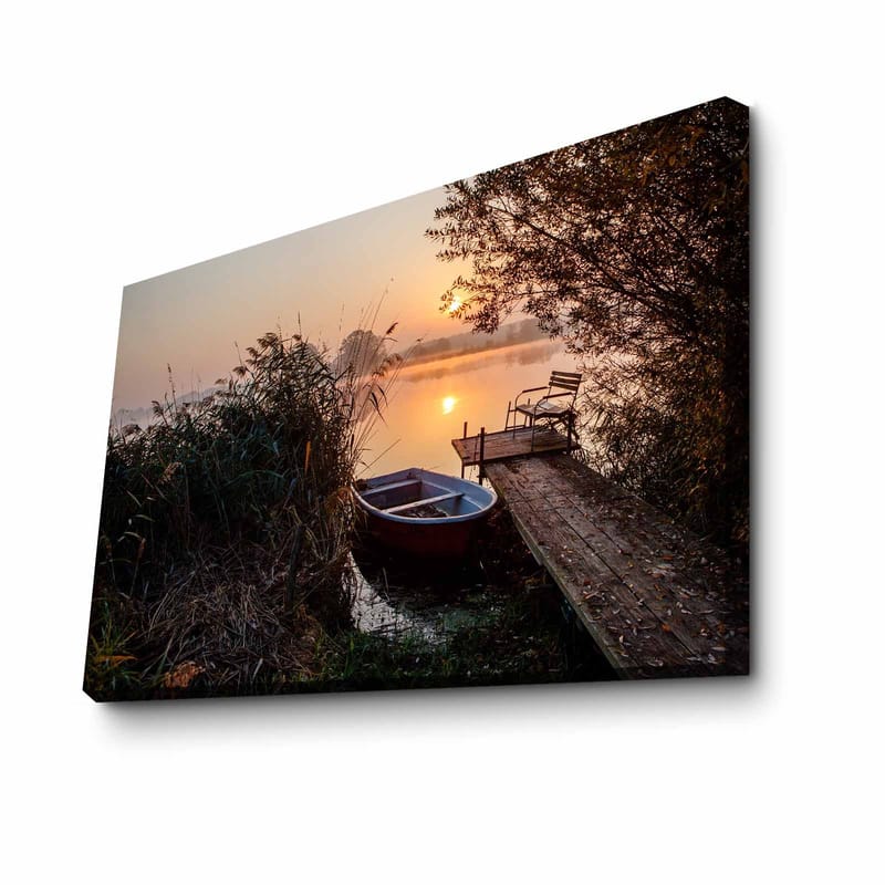 Dekorativ Canvasbillede 45x70 cm - Flerfarvet - Boligtilbehør - Billeder & kunst - Billeder på lærred