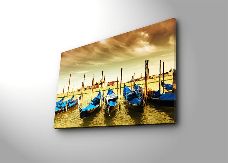 Dekorativ Canvasbillede 45x70 cm - Flerfarvet - Boligtilbehør - Billeder & kunst - Billeder på lærred