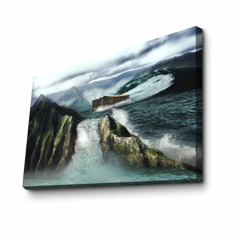 Dekorativ Canvasbillede 45x70 cm - Flerfarvet - Boligtilbehør - Billeder & kunst - Billeder på lærred