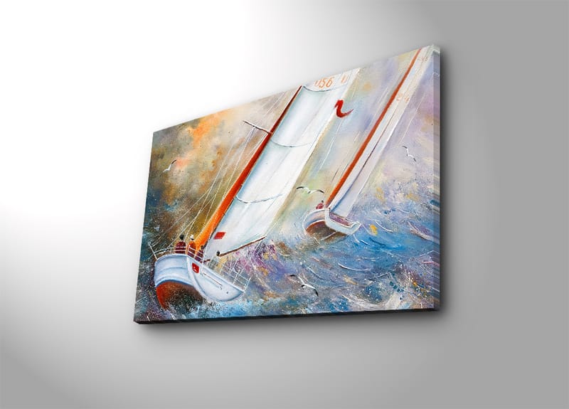 Dekorativ Canvasbillede 45x70 cm - Flerfarvet - Boligtilbehør - Billeder & kunst - Billeder på lærred