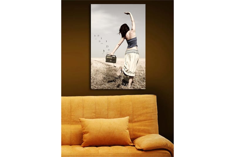 Dekorativ Canvasbillede 45x70 cm - Flerfarvet - Boligtilbehør - Billeder & kunst - Billeder på lærred