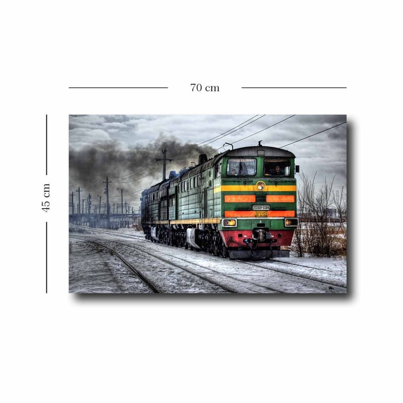 Dekorativ Canvasbillede 45x70 cm - Flerfarvet - Boligtilbehør - Billeder & kunst - Billeder på lærred