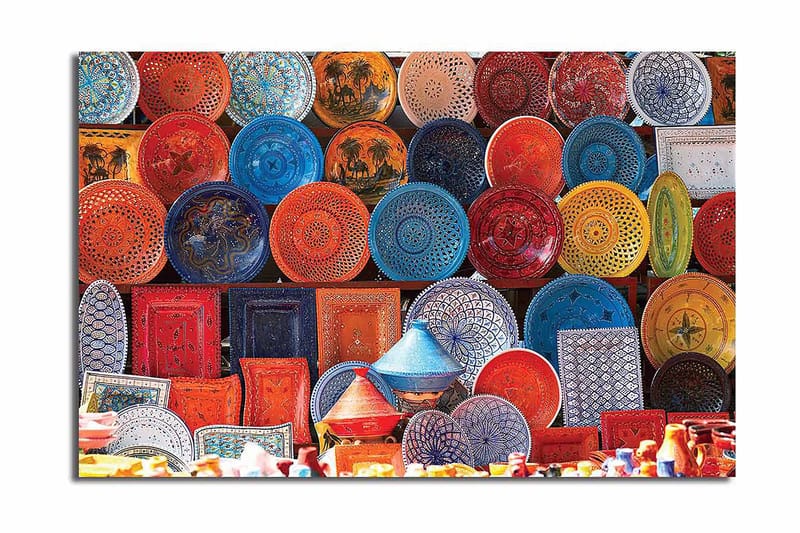 Dekorativ Canvasbillede 45x70 cm - Flerfarvet - Boligtilbehør - Billeder & kunst - Billeder på lærred