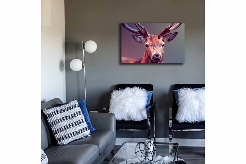 Dekorativ Canvasbillede 45x70 cm - Flerfarvet - Boligtilbehør - Billeder & kunst - Billeder på lærred