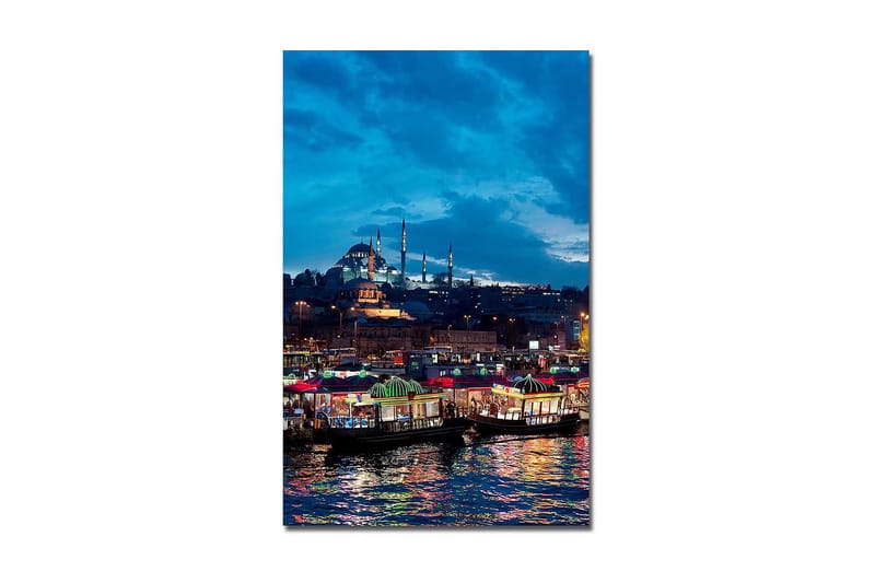 Dekorativ Canvasbillede 45x70 cm - Flerfarvet - Boligtilbehør - Billeder & kunst - Billeder på lærred