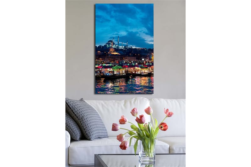 Dekorativ Canvasbillede 45x70 cm - Flerfarvet - Boligtilbehør - Billeder & kunst - Billeder på lærred
