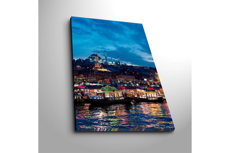 Dekorativ Canvasbillede 45x70 cm - Flerfarvet - Boligtilbehør - Billeder & kunst - Billeder på lærred