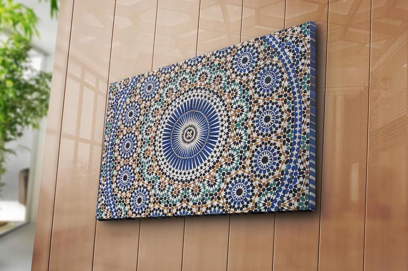 Dekorativ Canvasbillede 45x70 cm - Flerfarvet - Boligtilbehør - Billeder & kunst - Billeder på lærred